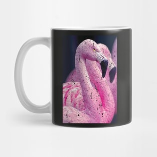 Vintage Summertime Pink Flamingo Tee Summer T-shirt for Men Women Kids Mug